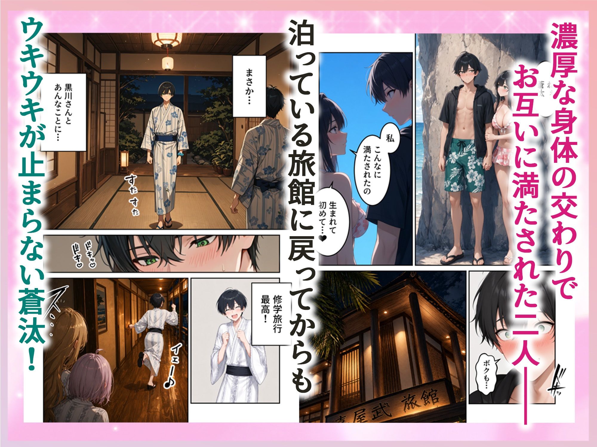 修学旅行で1軍ギャル達にデカちんバレて搾り取られた話 d_822729 画像6