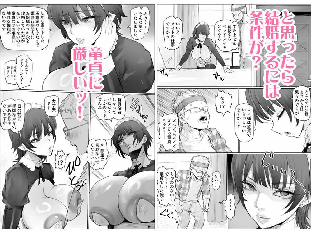 メイドで生ハメ練習したらお嬢様のコキ穴を攻略だ! d_805006 画像3